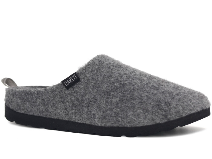 Jasmine Zenne 101-01 Keçeli Ev Terliği Gri - 1