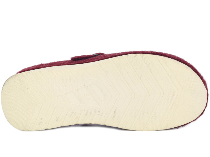 Jasmine Zenne 8571 Keçeli Kapalı Terlik Bordo - 3