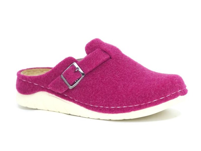 Jasmine Zenne 8571 Keçeli Kapalı Terlik Pembe - Jasmine