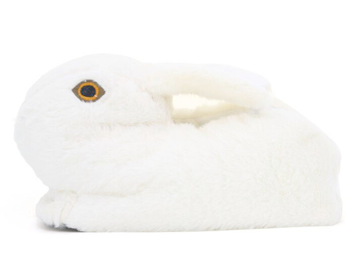 Kar Zenne Tavşanlı Ev Ayakkabısı Tavşanlı Beyaz - Kar (1)