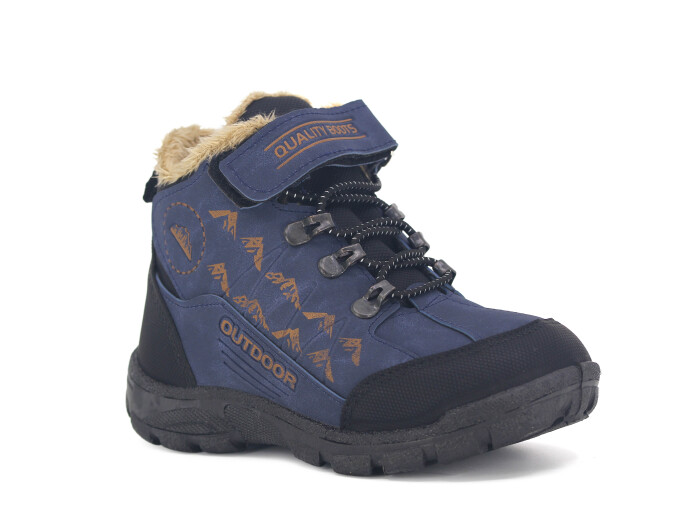 Kebss Filet 7225 Kancalı Kutulu Bot Lacivert - Kebss