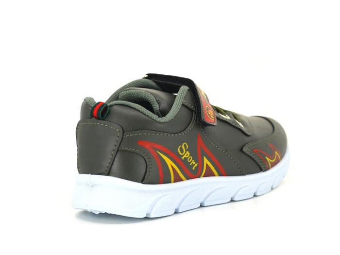 Kebss Filet 7229 Cilt Alevli Spor Ayakkabı Haki