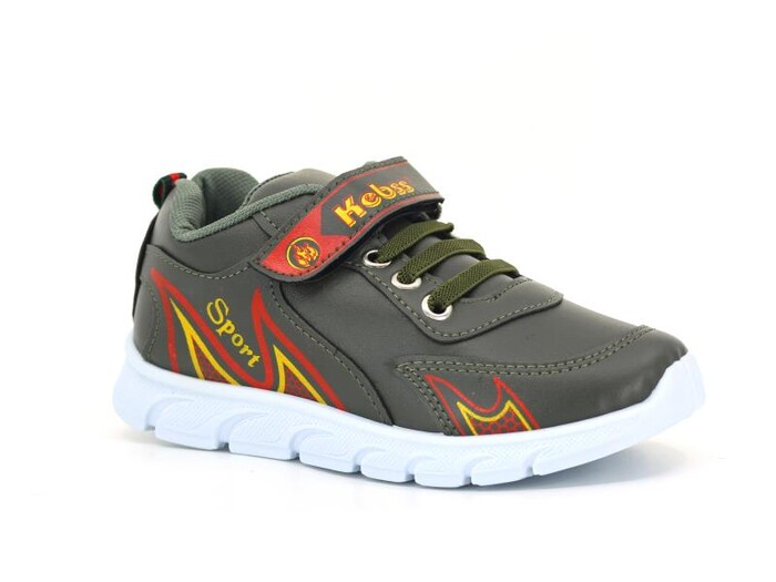 Kebss Filet 7229 Cilt Alevli Spor Ayakkabı Haki