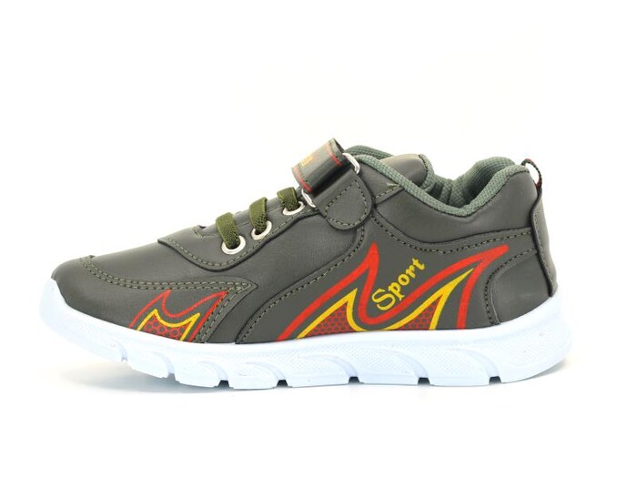 Kebss Filet 7229 Cilt Alevli Spor Ayakkabı Haki