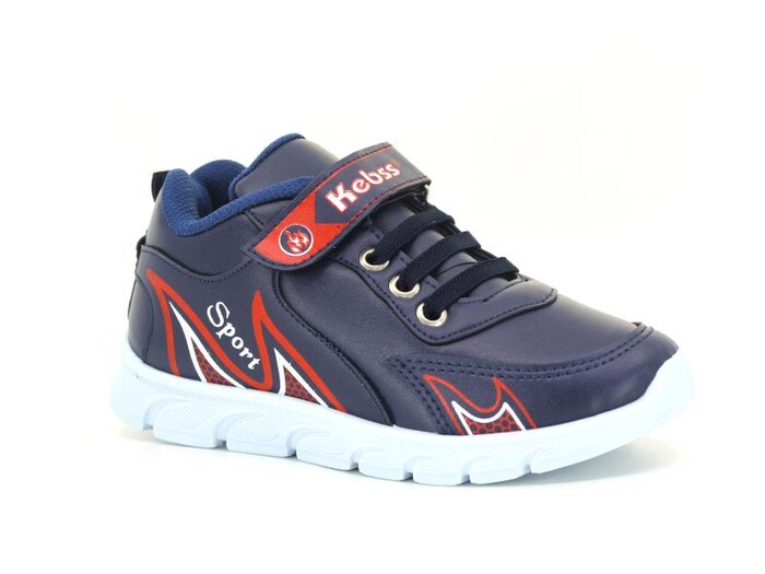 Kebss Filet 7229 Cilt Alevli Spor Ayakkabı Lacivert - Lacivert