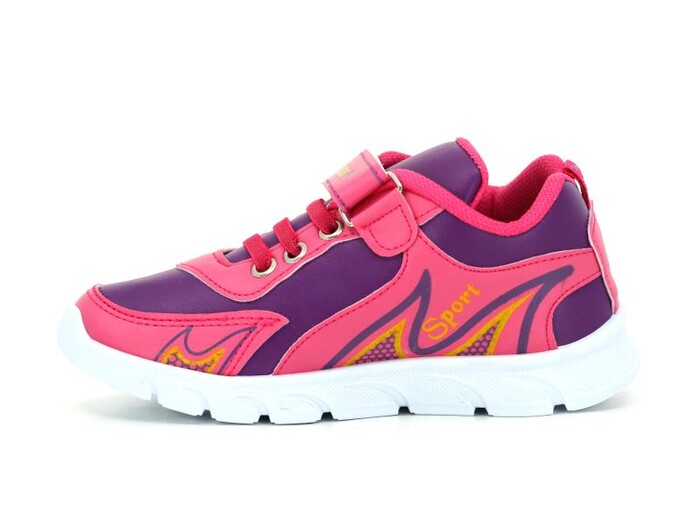 Kebss Filet 7229 Cilt Alevli Spor Ayakkabı Lila - Fuşya