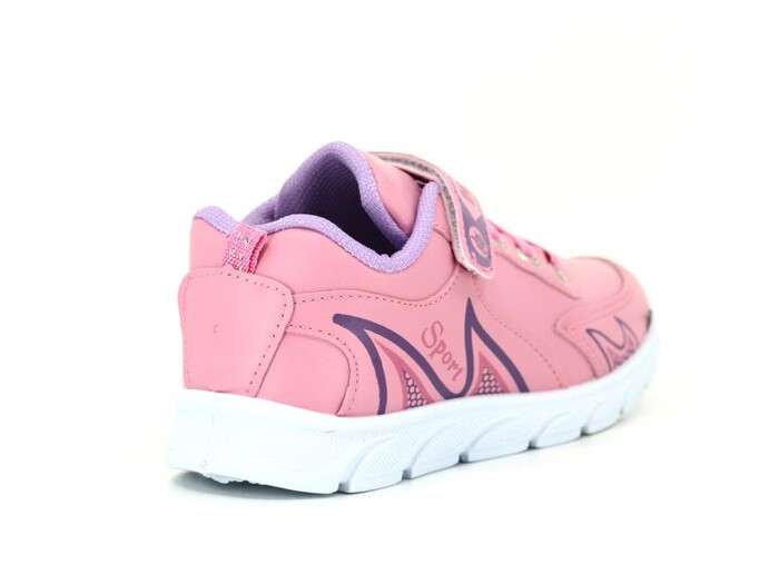 Kebss Filet 7229 Cilt Alevli Spor Ayakkabı Pembe - Pembe