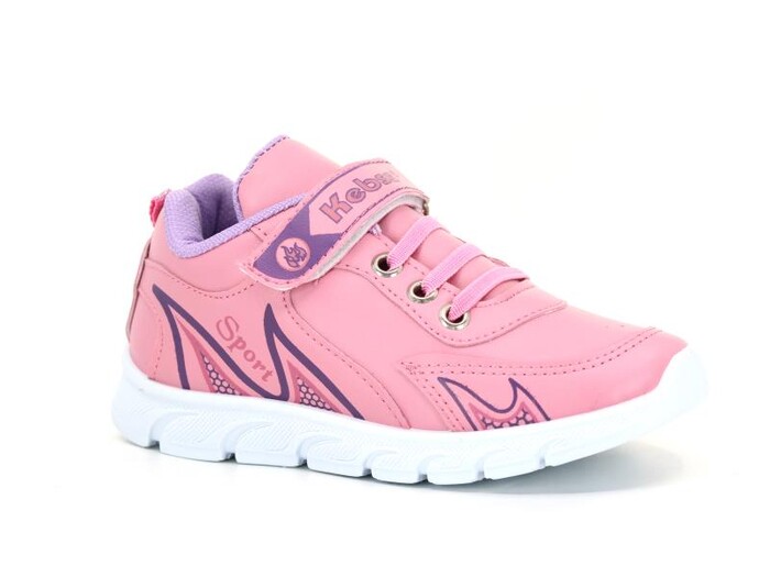 Kebss Filet 7229 Cilt Alevli Spor Ayakkabı Pembe - Pembe