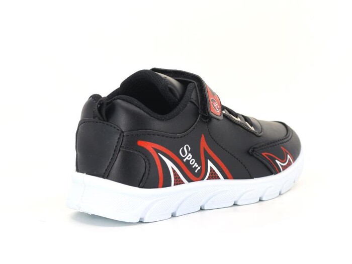 Kebss Filet 7229 Cilt Alevli Spor Ayakkabı Siyah - Siyah 