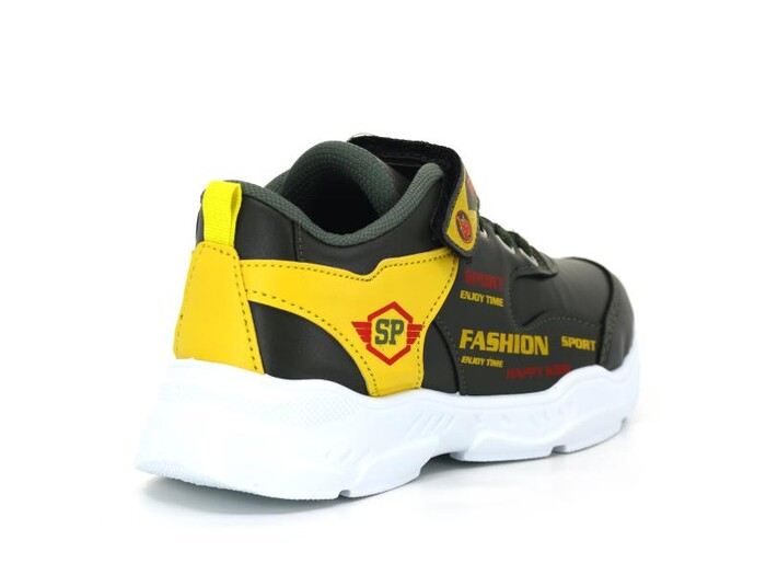 Kebss Filet 7230 Cilt SP Model Spor Ayakkabı Haki - Sarı
