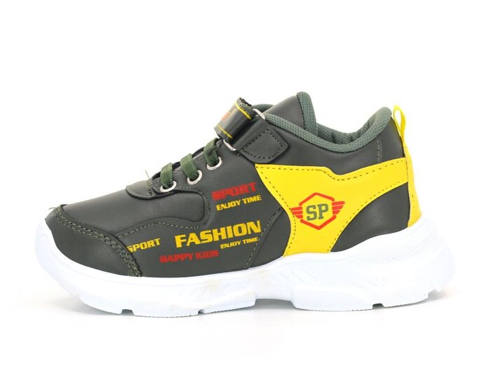 Kebss Filet 7230 Cilt SP Model Spor Ayakkabı Haki - Sarı