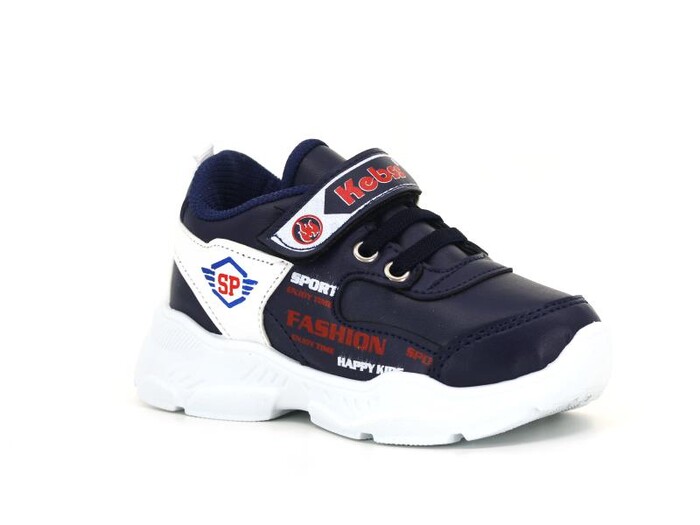 Kebss Patik 7030 Cilt SP Model Spor Ayakkabı Lacivert - Beyaz