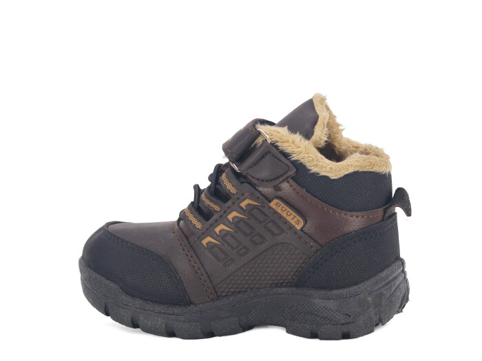 Kebss Patik 7031 Kareli Bot Kahve - Vizon - 2