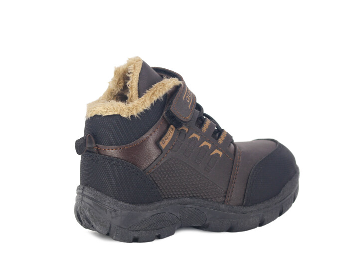 Kebss Patik 7031 Kareli Bot Kahve - Vizon - 3