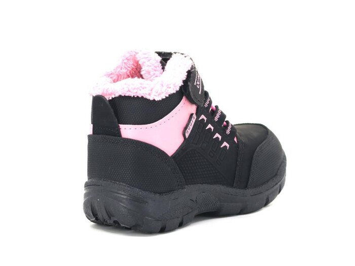Kebss Patik 7031 Kareli Bot Siyah - Pembe - 3