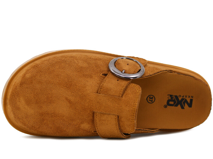 Kevser Zenne 8501 Kapalı Ev Terliği Camel - Kevser (1)