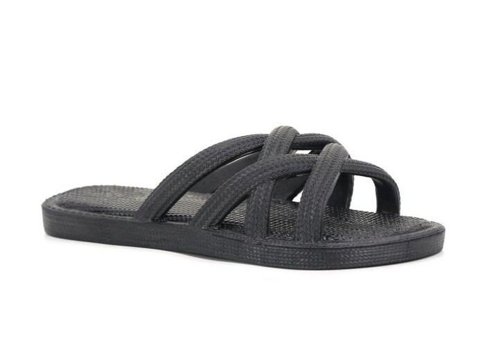 Mimu Zenne 001 Ahtapot Kaydırmaz Terlik Siyah - Mimu