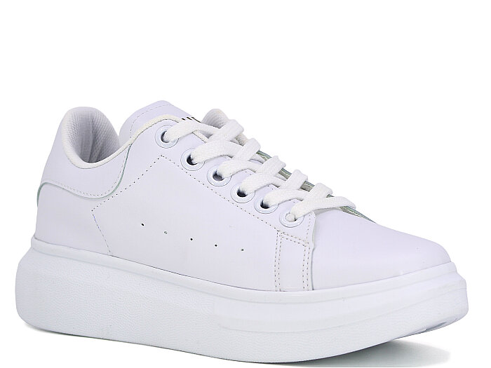 Lady Collest Zenne L-16 Cilt Spor Ayakkabı Beyaz 