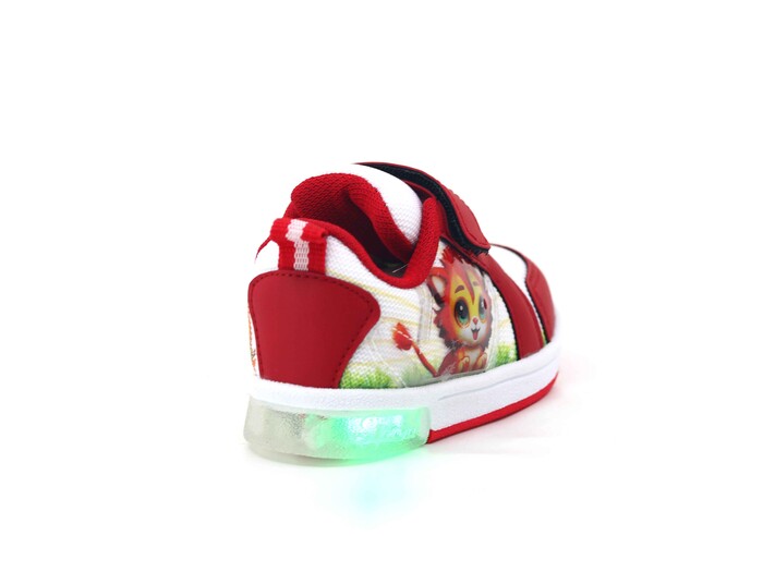 Lafonten Bebe 110 Işıklı Anorak Spor Ayakkabı Kırmızı - Beyaz - 3