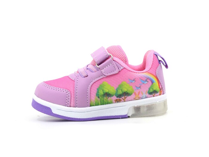 Lafonten Bebe 110 Işıklı Anorak Spor Ayakkabı Lila - Pembe - Lafonten (1)