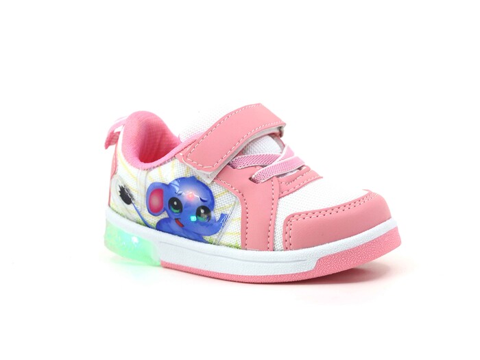 Lafonten Bebe 110 Işıklı Anorak Spor Ayakkabı Pembe - Beyaz - Lafonten