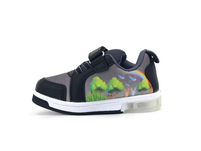 Lafonten Bebe 110 Işıklı Anorak Spor Ayakkabı Siyah - Füme - 2