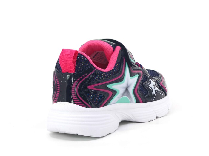 Lafonten Filet 743 Rugan Simli Anorak Spor Ayakkabı Lacivert - Fuşya - 3