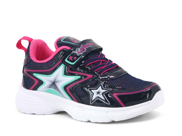 Lafonten Filet 743 Rugan Simli Anorak Spor Ayakkabı Lacivert - Fuşya - Lafonten