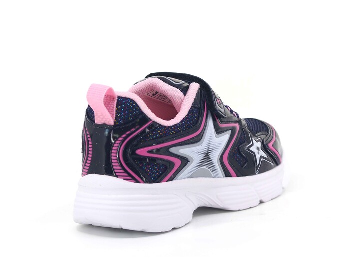 Lafonten Filet 743 Rugan Simli Anorak Spor Ayakkabı Lacivert - Pembe - 3