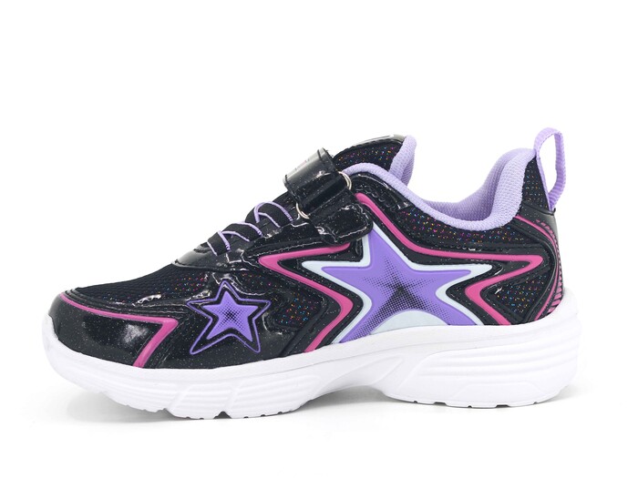 Lafonten Filet 743 Rugan Simli Anorak Spor Ayakkabı Siyah - Lila - Lafonten (1)