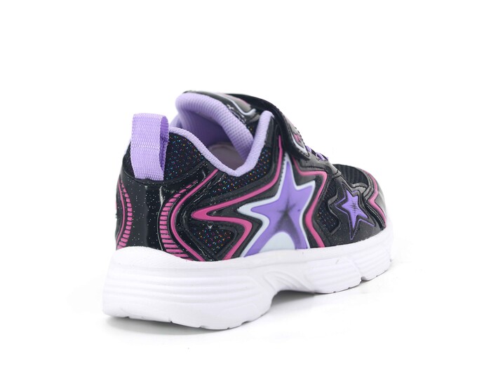 Lafonten Filet 743 Rugan Simli Anorak Spor Ayakkabı Siyah - Lila - 3