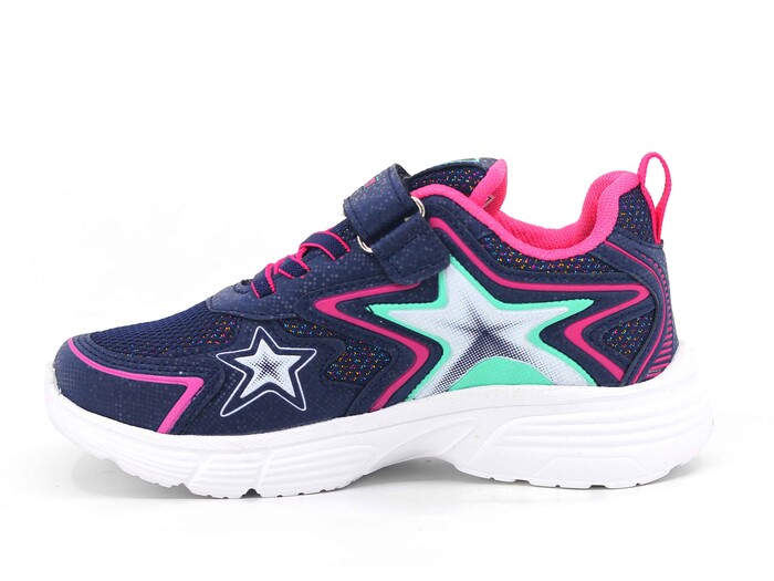 Lafonten Filet 743 Simli Anorak Spor Ayakkabı Lacivert - Fuşya - Lafonten (1)