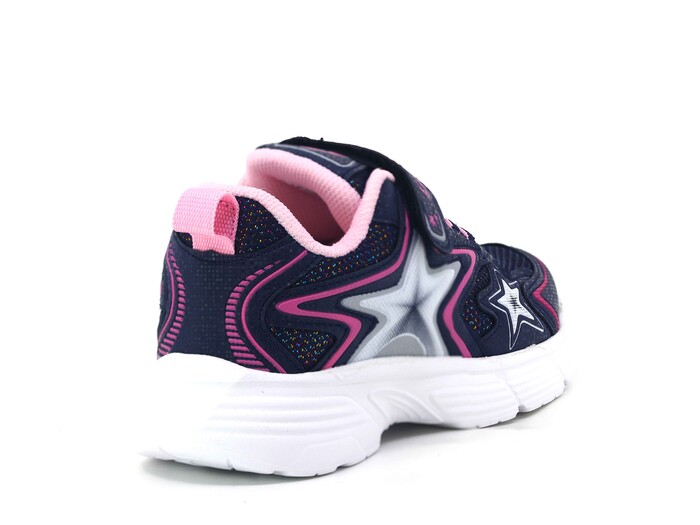 Lafonten Filet 743 Simli Anorak Spor Ayakkabı Lacivert - Pembe - 3