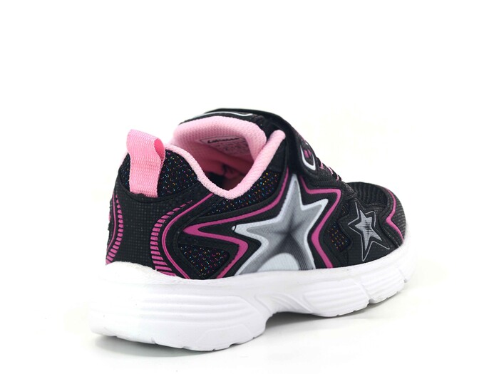 Lafonten Filet 743 Simli Anorak Spor Ayakkabı Siyah - Pembe - 3