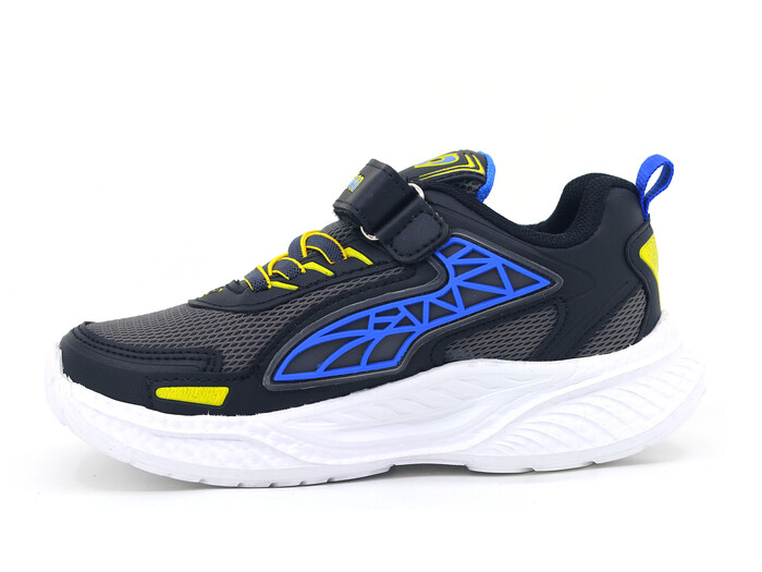 Lafonten Patik 741 Anorak Spor Ayakkabı Siyah - Saks Mavi - Lafonten (1)