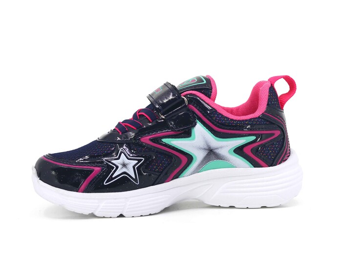 Lafonten Patik 743 Rugan Simli Anorak Spor Ayakkabı Lacivert - Fuşya - Lafonten (1)