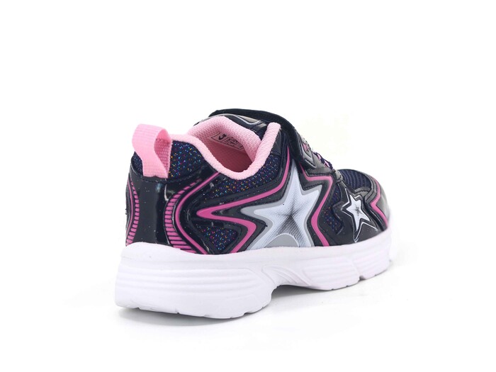 Lafonten Patik 743 Rugan Simli Anorak Spor Ayakkabı Lacivert - Pembe - 3