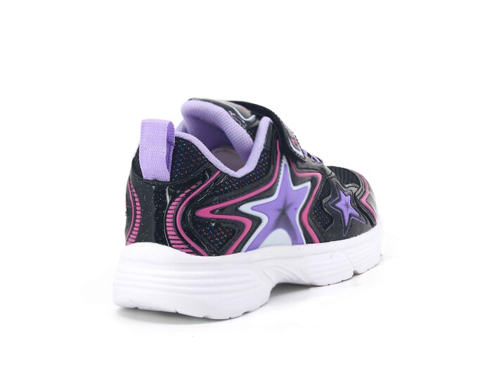 Lafonten Patik 743 Rugan Simli Anorak Spor Ayakkabı Siyah - Lila - 3