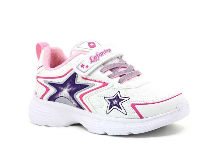 Lafonten Patik 743 Simli Anorak Spor Ayakkabı Beyaz - Lafonten