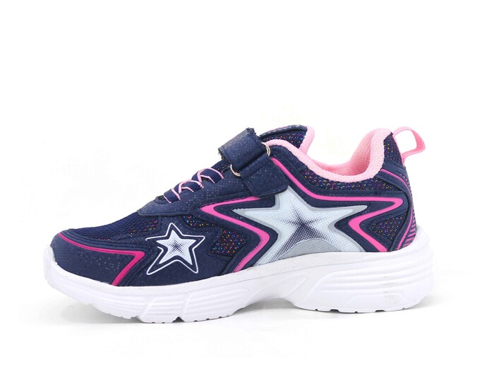 Lafonten Patik 743 Simli Anorak Spor Ayakkabı Lacivert - Pembe - Lafonten (1)