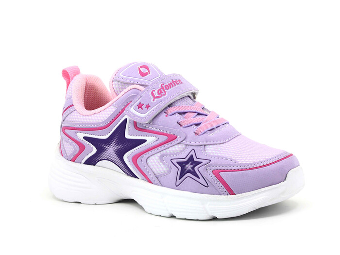 Lafonten Patik 743 Simli Anorak Spor Ayakkabı Lila - 1