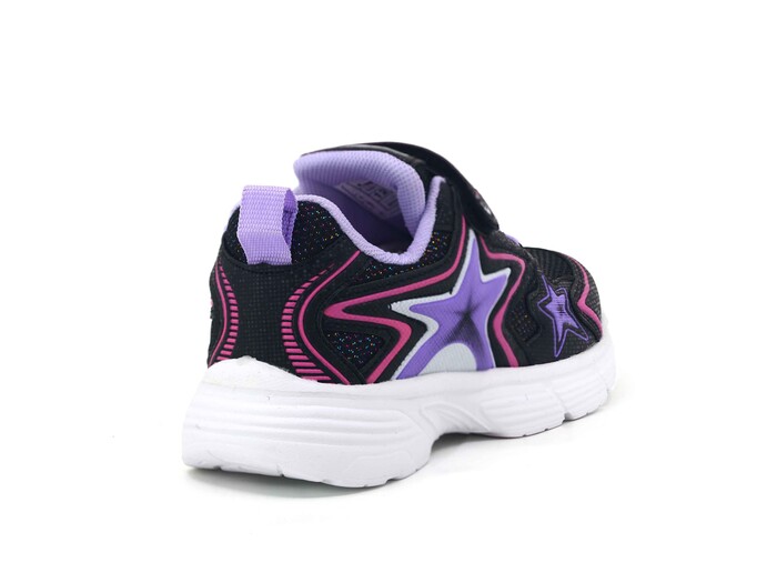 Lafonten Patik 743 Simli Anorak Spor Ayakkabı Siyah - Lila - 3