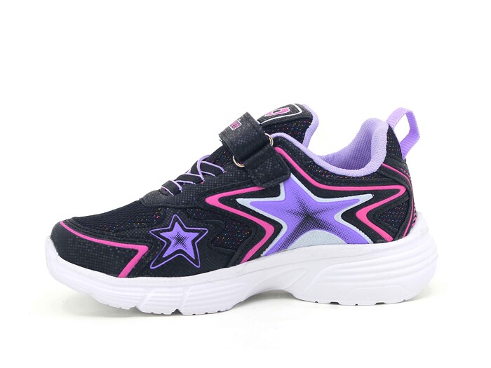 Lafonten Patik 743 Simli Anorak Spor Ayakkabı Siyah - Lila - Lafonten (1)