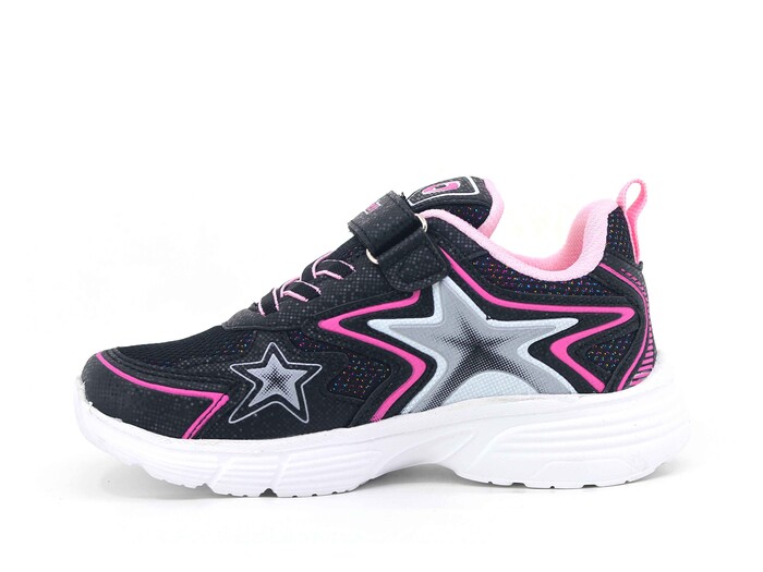 Lafonten Patik 743 Simli Anorak Spor Ayakkabı Siyah - Pembe - Lafonten (1)