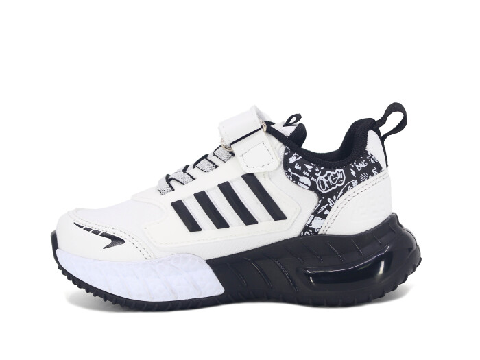 Lafonten Patik 748 Cilt Spor Ayakkabı Beyaz - Siyah - 2