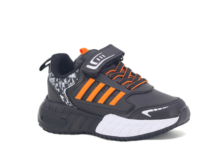 Lafonten Patik 748 Cilt Spor Ayakkabı Siyah - Turuncu - Lafonten