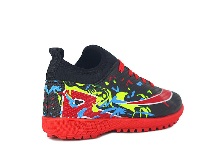 Lagoos Filet 2026 Renkli Taban Çoraplı Halı Saha Ayakkabısı Kırmızı - 3