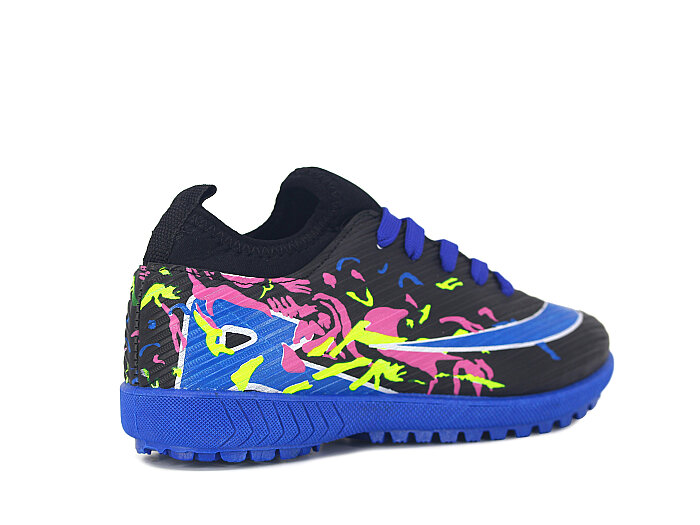 Lagoos Filet 2026 Renkli Taban Çoraplı Halı Saha Ayakkabısı Mavi - 3