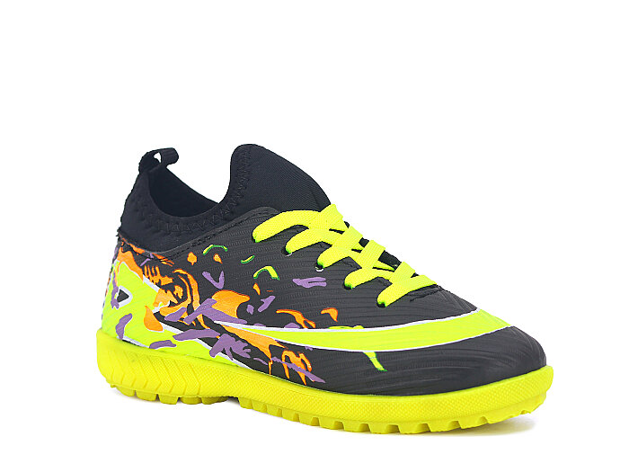 Lagoos Filet 2026 Renkli Taban Çoraplı Halı Saha Ayakkabısı Sarı - Lagoos