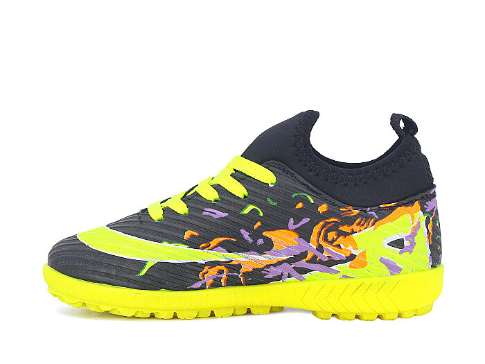 Lagoos Filet 2026 Renkli Taban Çoraplı Halı Saha Ayakkabısı Sarı - Lagoos (1)